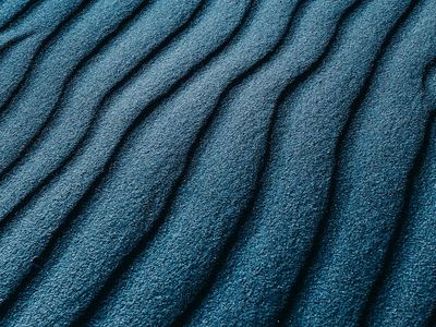 Blue light glowing points representing focus and mental energy